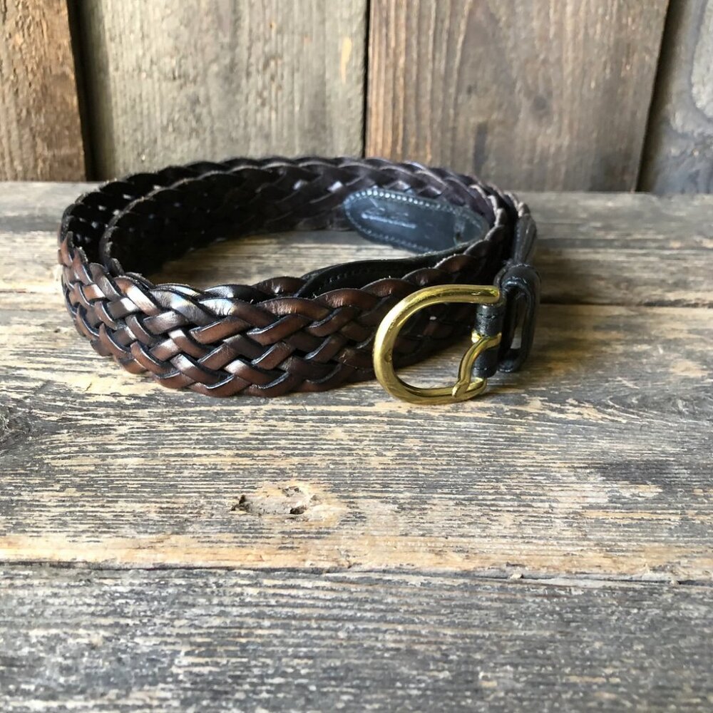 Woven Leather Belt